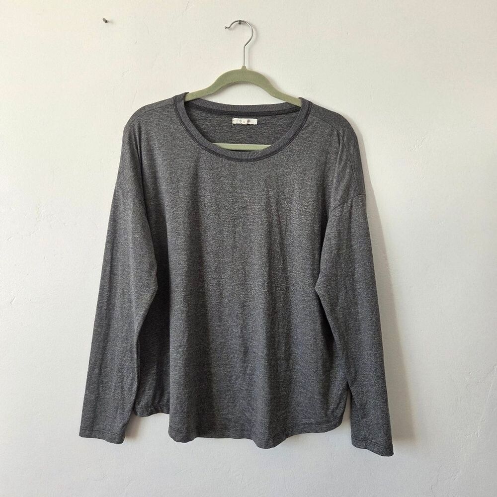 Long Sleeve Shirt Bundle Basics Neutral Solids Knit Tops Large Modest Layering - Picture 6 of 16